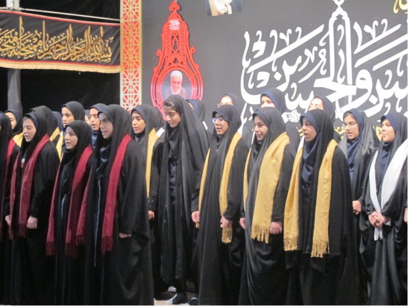 برگزاری نماز وحدت مدارس فرزانگان،گلستان شهدا-1 بهمن 98